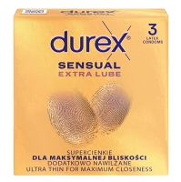 DUREX Sensual extra lube 3 kusy