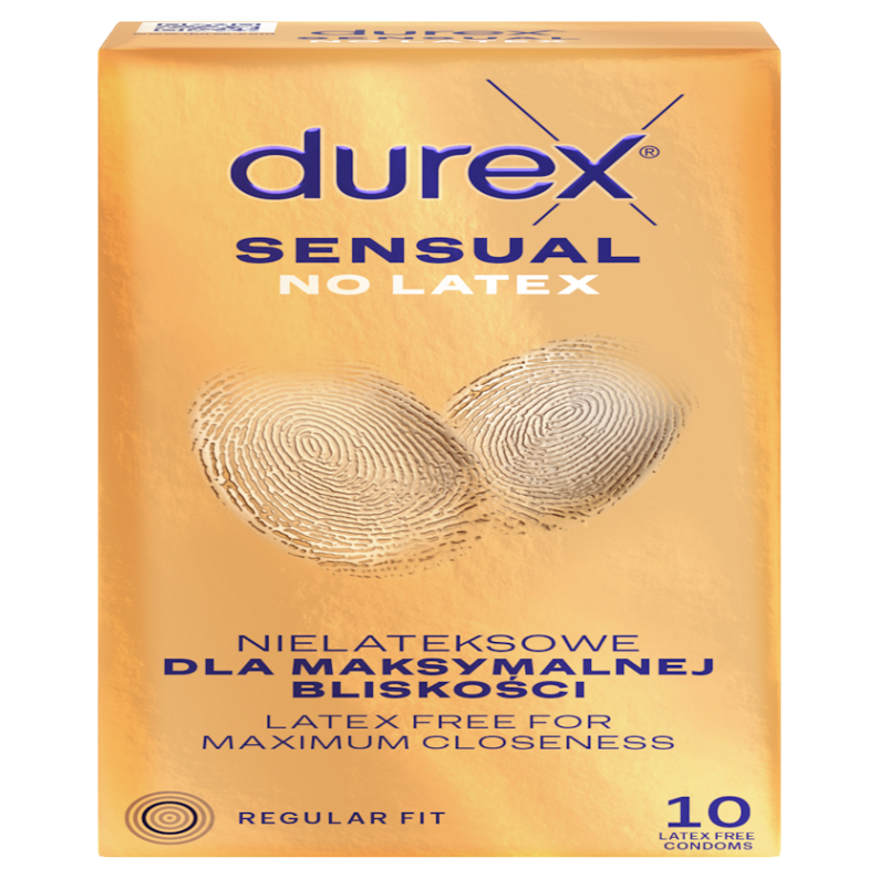 DUREX Sensual no latex 10 kusů