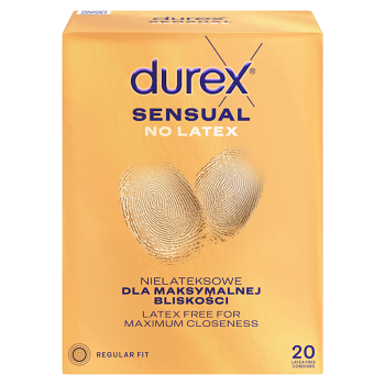 DUREX Sensual no latex 20 kusů (Kondomy) - Ochranný