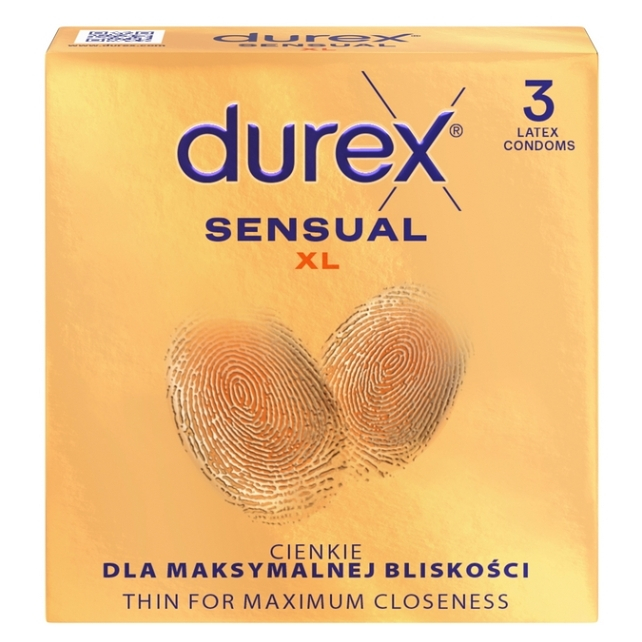 DUREX Sensual XL 3 kusy