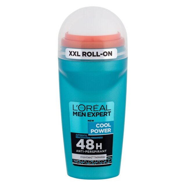 Levně L'ORÉAL Men Expert Antiperspirant Roll-on Cool Power 50 ml