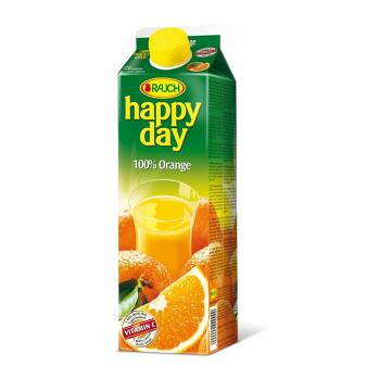 Džus Happy Day pomeranč 100 % 1l krabice