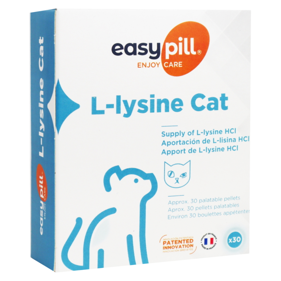 Levně EASYPILL L-lysine Cat pro kočky 30 kusů