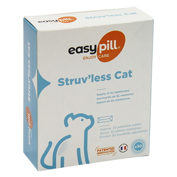 EASYPILL Struv'Less Cat na močové cesty 60 g (Veterinární doplňky stravy na ledviny, močové cesty a játra kočky) - Vícesložkové