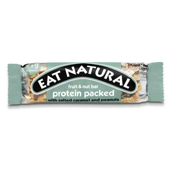 EAT NATURAL Proteinová tyčinka se slaným karamelem a arašídy 45 g, expirace
