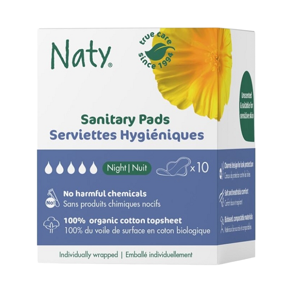 Naty vložky Noční 10ks