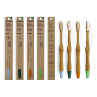 ECODENTA  Bambusový zubní kartáček Medium 1 kus