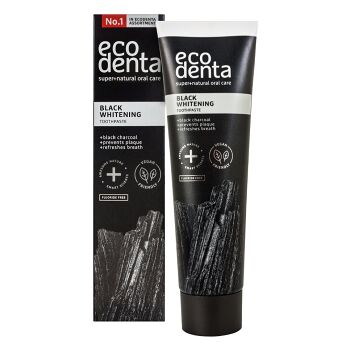 ECODENTA Černá bělící zubní pasta 100 ml (Přírodní zubní hygiena) - Ochranný, Bělící, Přírodní
