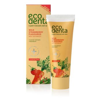 ECODENTA Dětská zubní pasta s vůní lesních jahod 75 ml (Přírodní zubní hygiena) - Přírodní