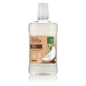 ECODENTA Ústní voda s kokosem, aloe vera a mátovým olejem 500 ml