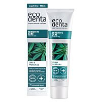 ECODENTA Zubní pasta na citlivé zuby s CBD a probiotiky, 100 ml