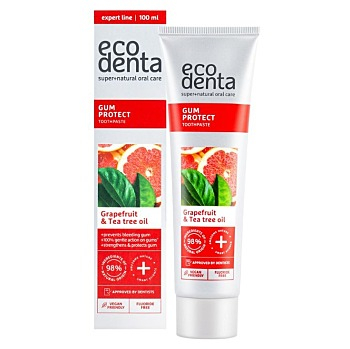 ECODENTA Zubní pasta na ochranu dásní s Tea tree olejem 100 ml (Přírodní zubní hygiena) - Přírodní