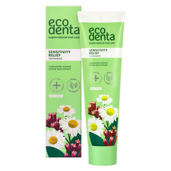 ECODENTA Zubní pasta pro citlivé zuby s heřmánkem a hřebíčkem 100 ml (Přírodní zubní hygiena) - Přírodní
