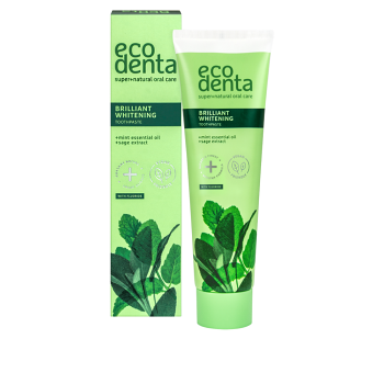 ECODENTA Zubní pasta s mátovým olejem, šalvějí a kalidentem 100 ml (Přírodní zubní hygiena) - Přírodní