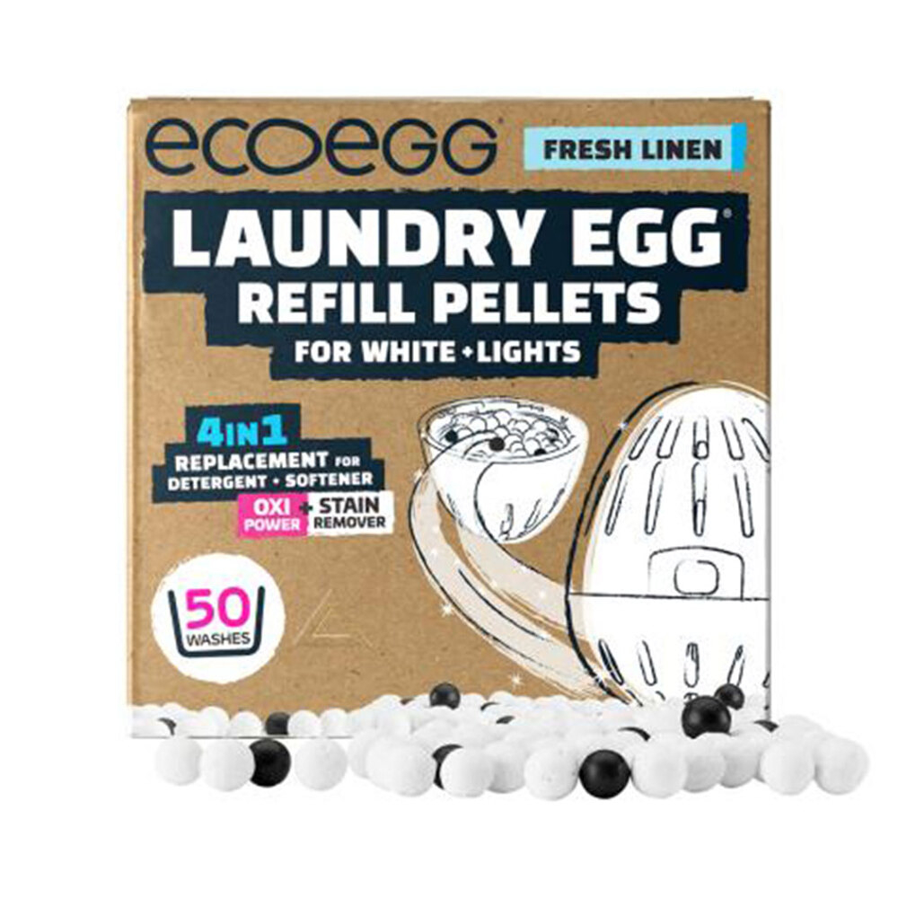 E-shop ECOEGG Náplň do pracího vajíčka na bílé prádlo Svěží bavlna na 50 pracích cyklů