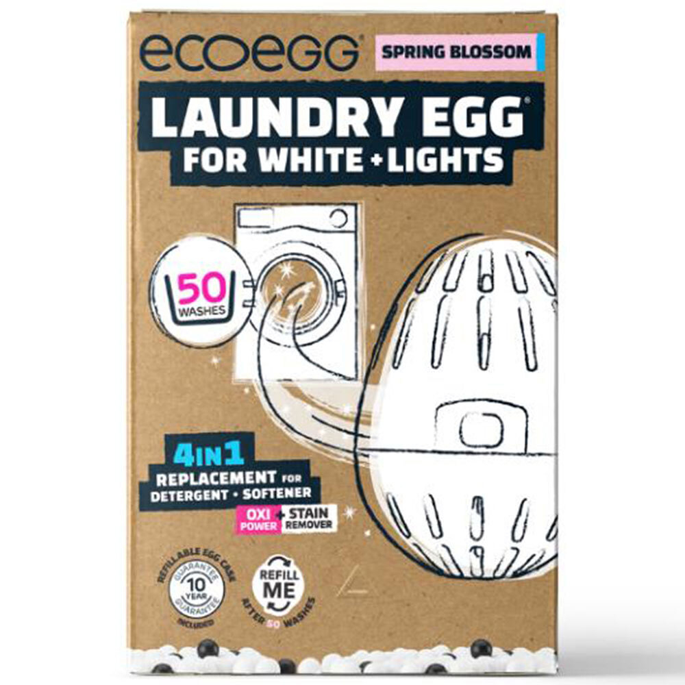 E-shop ECOEGG Vajíčko na praní na bílé prádlo Jarní květy na 50 pracích cyklů