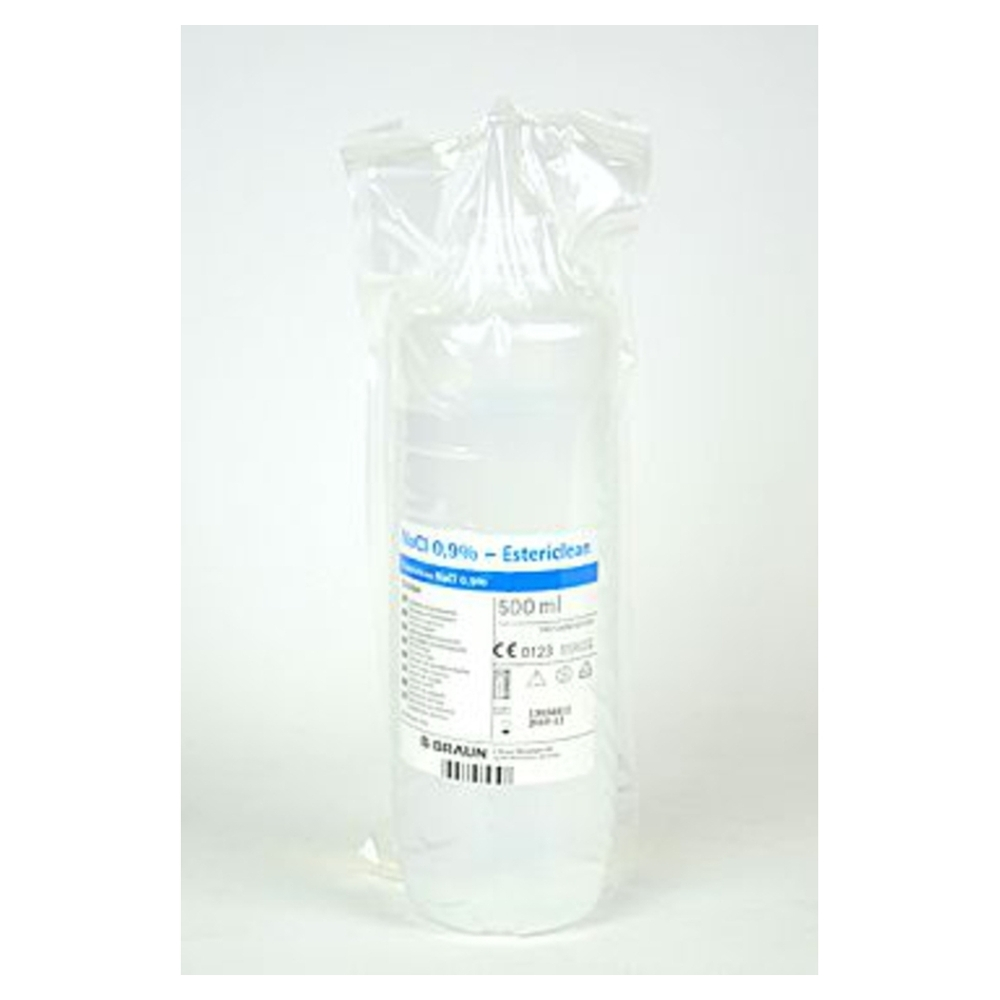 Levně B.BRAUN Ecolav nacl 0.9% 500ml (sterilní obal-Estericlean)