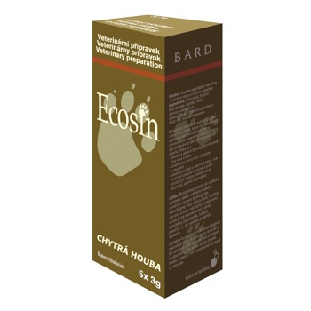ECOSIN Chytrá houba pro zvířata 5x3 g (Veterinární doplňky stravy na srst)