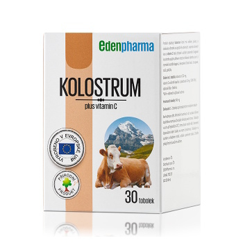 EDENPHARMA Kolostrum 30 kapslí (Kolostrum na imunitu) - Jednosložkové, Přírodní