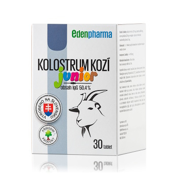 EDENPHARMA Kolostrum kozí junior 30 tablet (Kolostrum na imunitu) - Jednosložkové