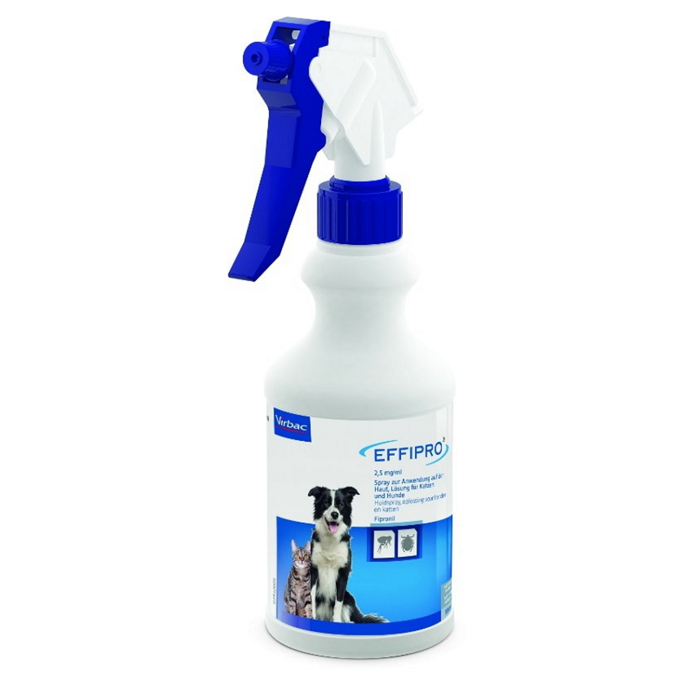 Levně EFFIPRO 2,5 mg/ml kožní sprej pro psy a kočky 500 ml