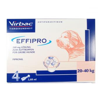 VIRBAC EFFIPRO Spot-on Dog L sol 4x2,68 ml (fialový 20-40 kg)