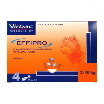 VIRBAC EFFIPRO pipety proti blechám a vším 4x0.67 ml