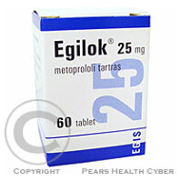 EGILOK 25 MG  60X25MG Tablety