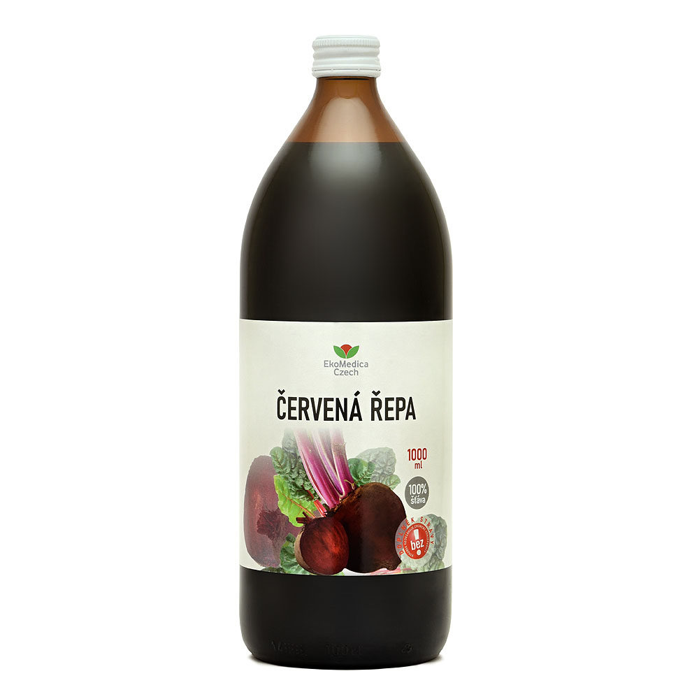 EkoMedica Červená řepa 100% šťáva 1000 ml