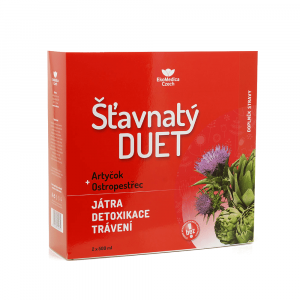 EKOMEDICA Šťavnatý Duet Artyčok + Ostropestřec 2x500 ml EKOMEDICA Šťavnatý Duet Artyčok + Ostropestřec 2x500 ml