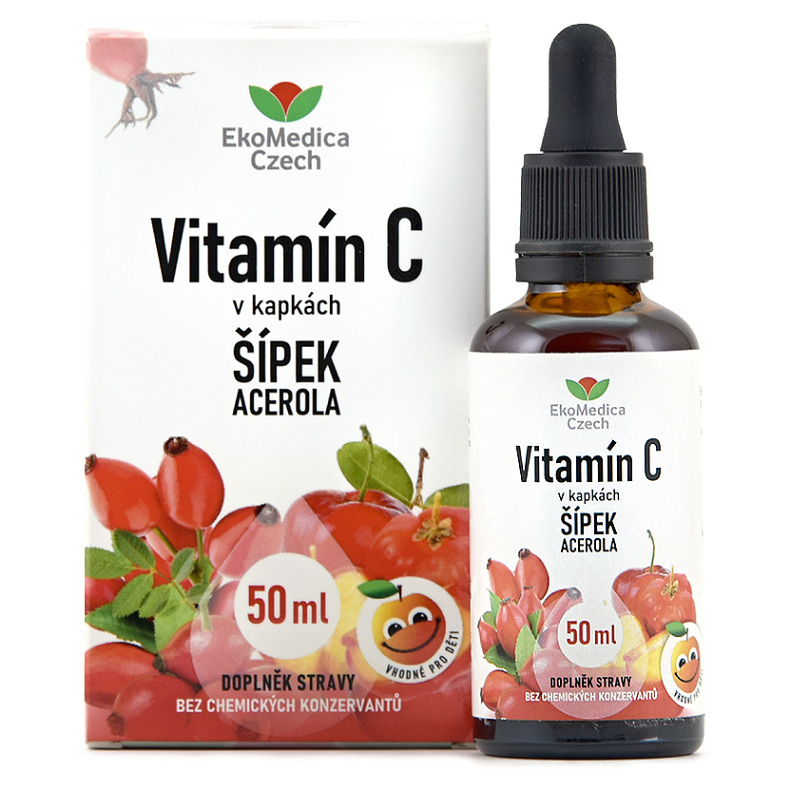 E-shop EKOMEDICA Vitamín C v kapkách 50 ml