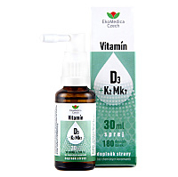 EKOMEDICA Vitamín D3 + K2 Mk7 sprej 30 ml