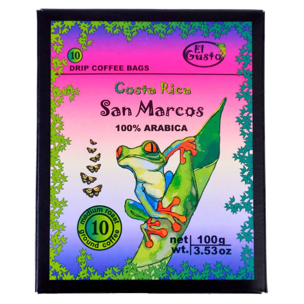 Levně EL GUSTO Drip San Marcos mletá káva 10 x 10 g