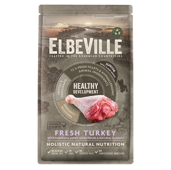 ELBEVILLE Healthy Development Fresh Turkey granule pro štěňata, Hmotnost balení (g): 1,4 kg (Granule pro psy) - Hypoalergenní