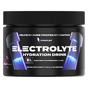 COMPLEX Electrolyte hydration drink slaná ostružina 233 g (Iontové nápoje)