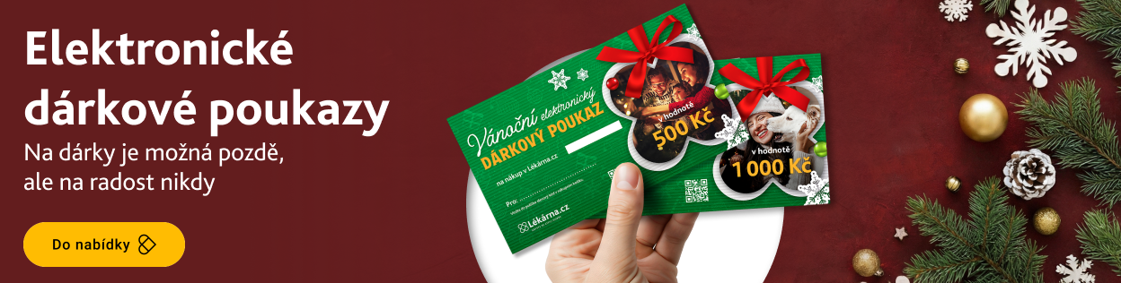 VÁNOČNÍ DÁRKOVÉ POUKAZY