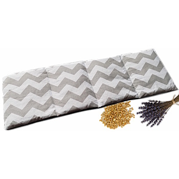 ELIKS Bederní nahřívací polštářek s pšenicí a levandulí pruhy 1 kus (Nahřívací polštářky)