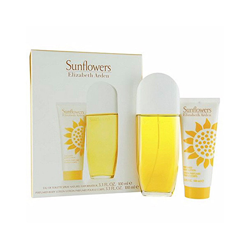 ELIZABETH ARDEN Sunflowers Toaletní voda 100ml Edt 100ml + 100ml tělové mléko