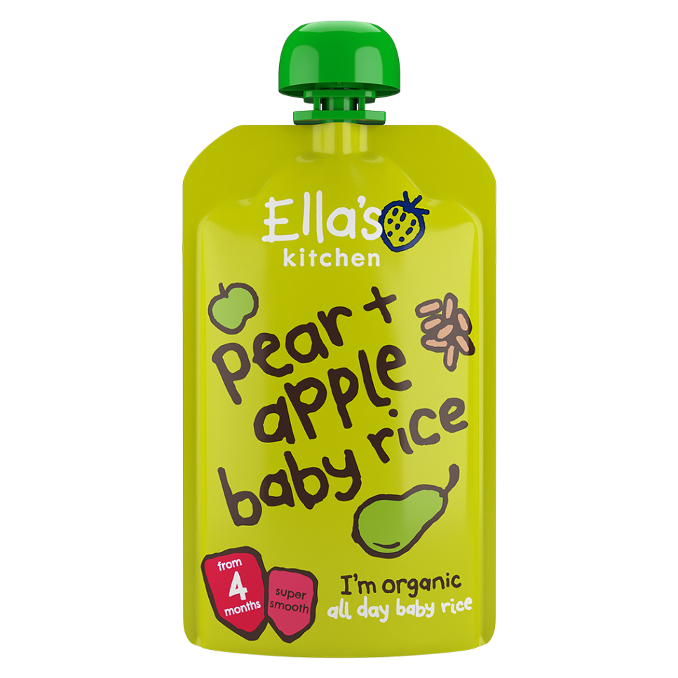 E-shop ELLA'S KITCHEN Dětská rýže hruška a jablko BIO 120 g