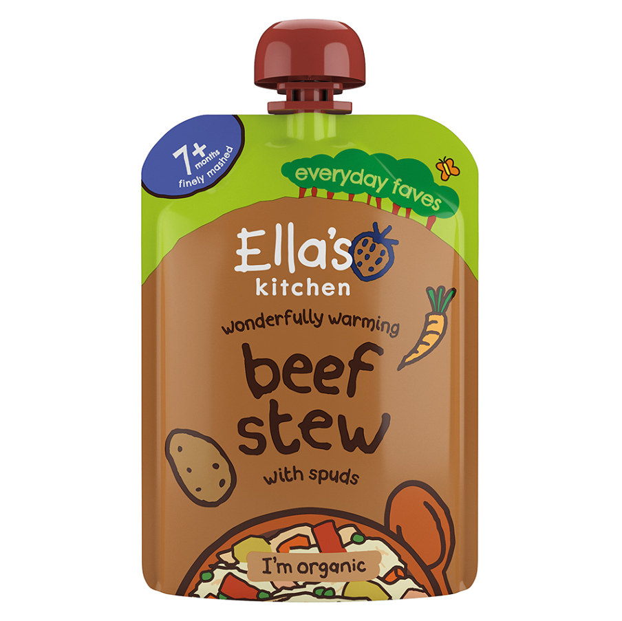 E-shop ELLA'S KITCHEN Dušené hovězí maso s bramborami BIO 130 g
