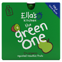 ELLA'S KITCHEN Green one kiwi s jablkem a banánem BIO 90 g x 5 kusů