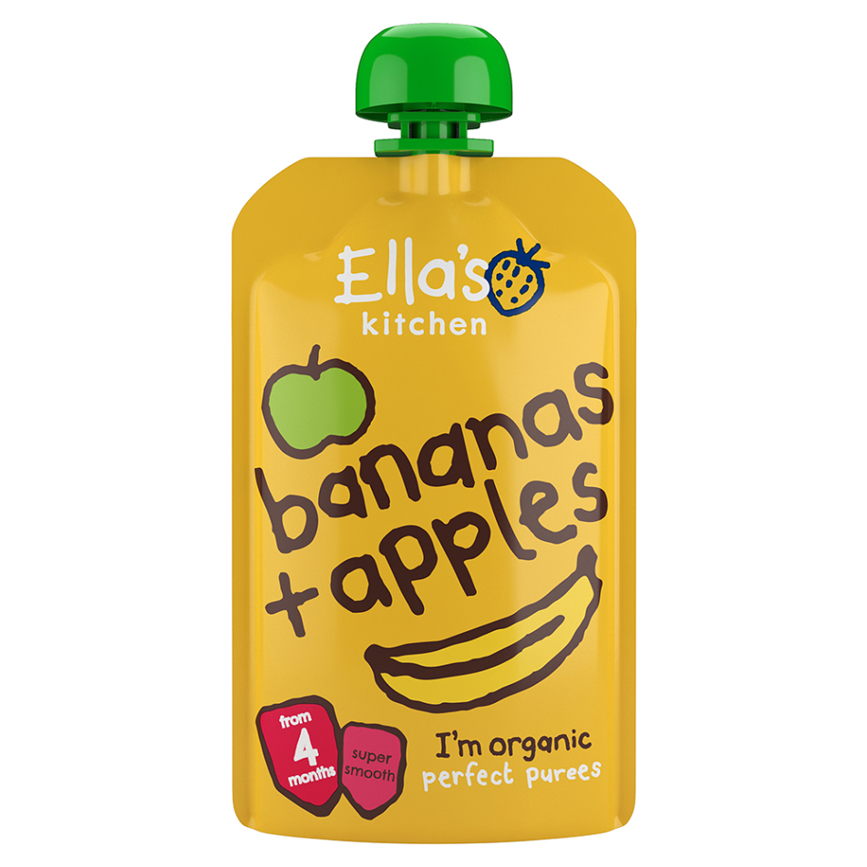 Levně ELLA'S KITCHEN Jablko a banán BIO 120 g