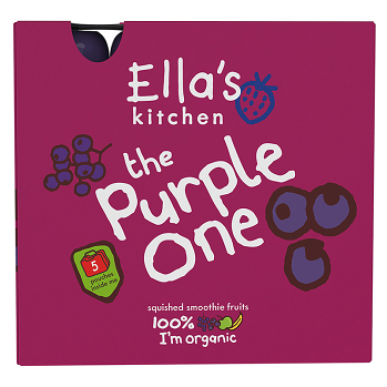 ELLA'S KITCHEN  Purple one ovocné pyré s černým rybízem BIO 90 g x 5 kusů