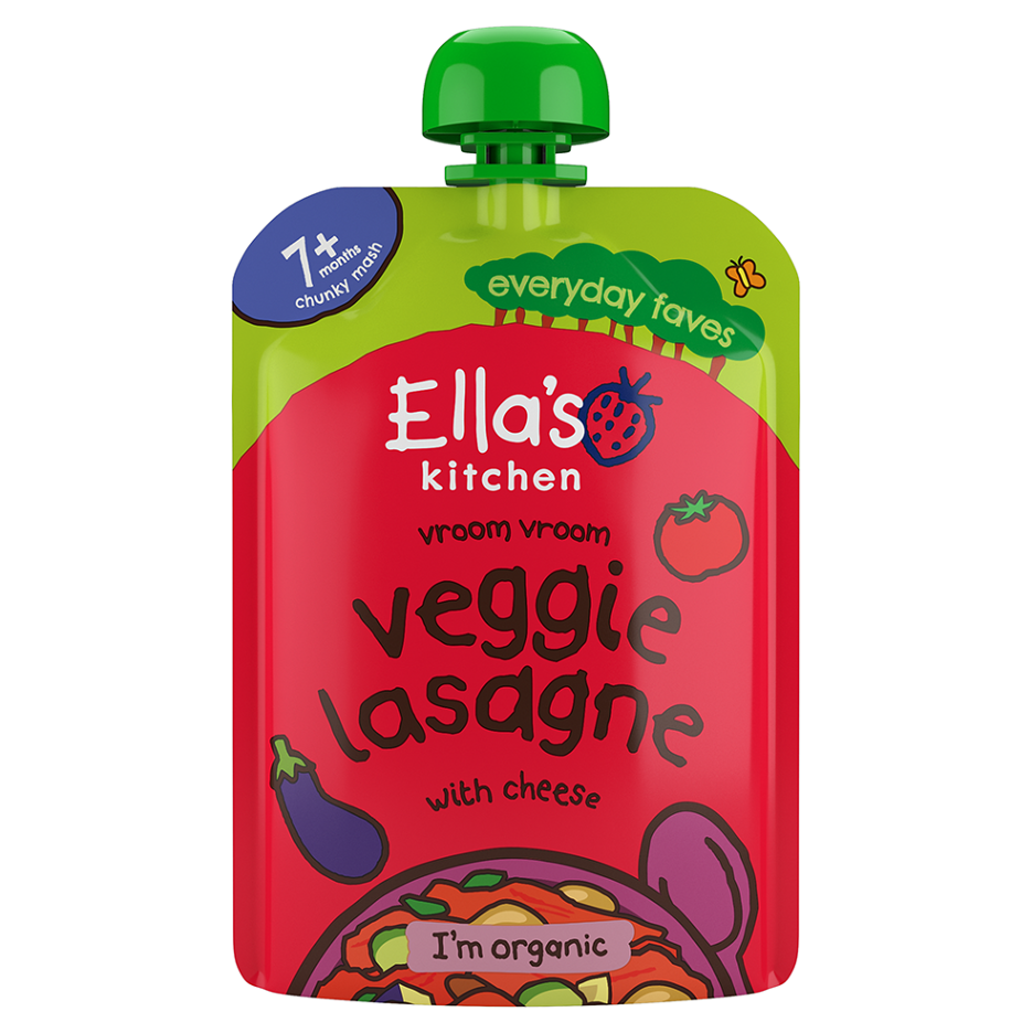 E-shop ELLA'S KITCHEN Zeleninové lasagne se sýrem BIO 130 g