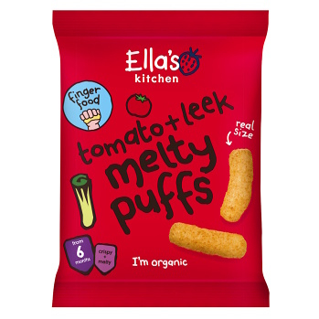 ELLA'S KITCHEN Křupky rajče a pórek BIO 20 g (Sušenky, piškoty a dětské křupky) - BIO
