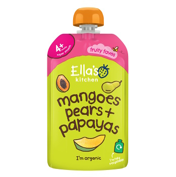 ELLA'S KITCHEN Mango hruška a papája BIO 120 g (Svačinové kapsičky) - BIO
