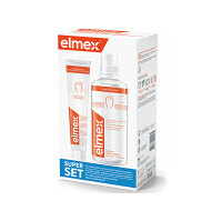 ELMEX Caries Protection ústní voda 400 ml + Zubní pasta 75 ml