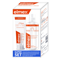 ELMEX Caries Protection ústní voda 400 ml + Zubní pasta 75 ml