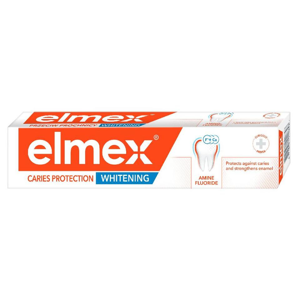 Levně ELMEX Caries Protection Whitening Zubní pasta proti zubnímu kazu 75 ml