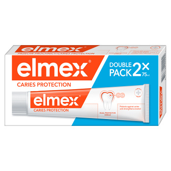 ELMEX Caries Protection Zubní pasta proti zubnímu kazu 2x 75 ml (Klasické zubní pasty) - Čistící, Ochranný